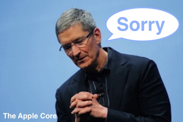 Moment istoric: directorul general de la Apple isi cere scuze