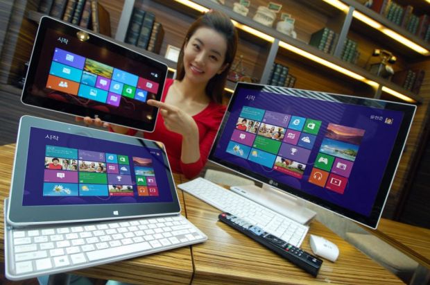 LG H160, gadgetul hibrid tableta-laptop cu ecran de 11,6 si Windows 8