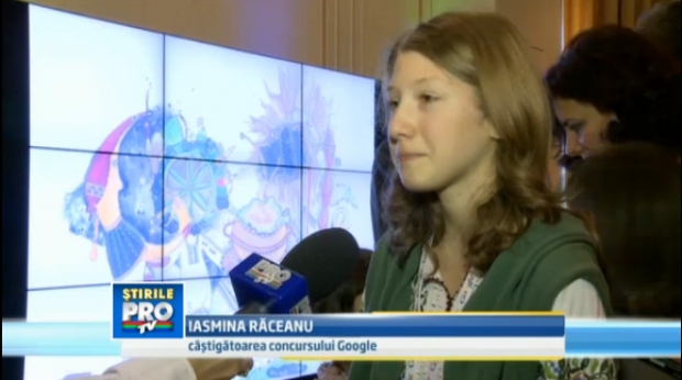 Doogle-ul Google Romania pentru 1 Decembrie, desenat de o fata din Suceava