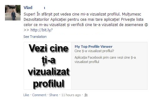 Excrete Curiosity episode Un nou virus de Facebook ia amploare in Romania. Iti promite ca iti arata  cine ti-a vazut profilul | I LIKE IT