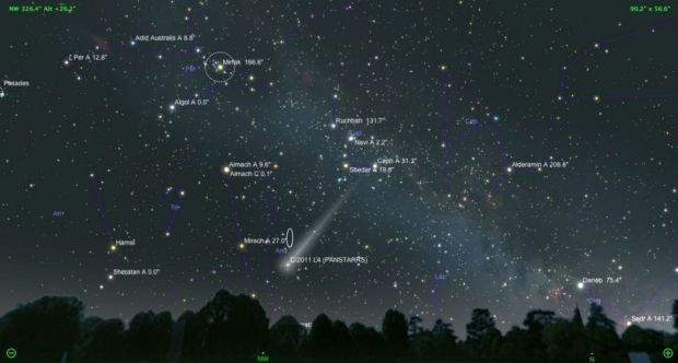 Spectacol pe cer de 8 martie: O cometa va putea fi vazuta pe cer, in emisfera nordica