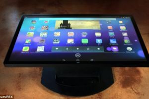 Ideum, masuta de cafea cu touchscreen