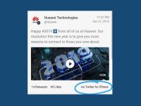 Doi angajați Huawei au scris pe contul oficial mesaje de Anul Nou de pe un iPhone. Cum au fost sancționați
