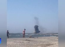 Exerciții militare pe litoral: turiștii au surprins momentul unei explozii