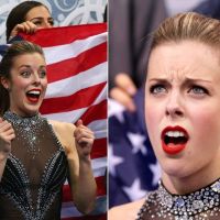 Imaginea zilei la Jocurile Olimpice de la Soci: reactia patinatoarei Ashley Wagner atunci cand si-a vazut nota
