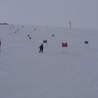 Competitie de schi alpin pentru copii. Schiorii talentati sunt asteptati la linia de start