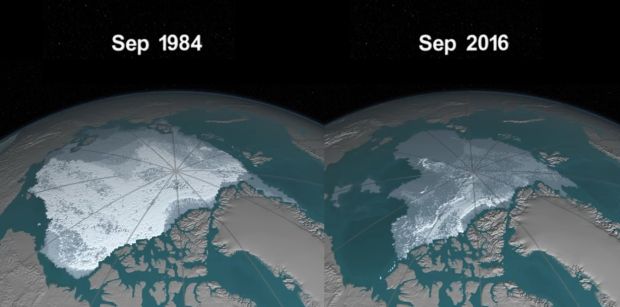 Imaginile care arata proportia dezastrului! Time-lapse difuzat de NASA